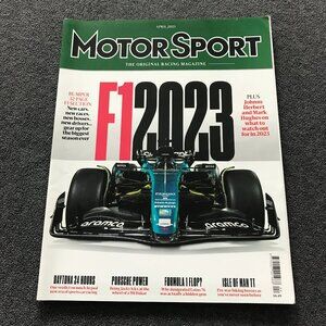 Motor Sport UK Magazine APR 2023 F1 2023 Free F1 Champions Poster